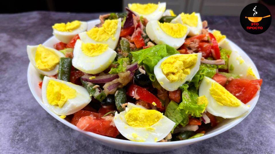 Салат Нисуаз: Классика французской кухни на вашем столе