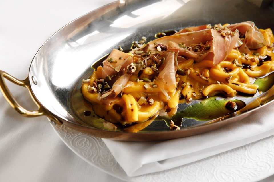 Новый взгляд на осенние блюда: казаречче с тыквенным кремом