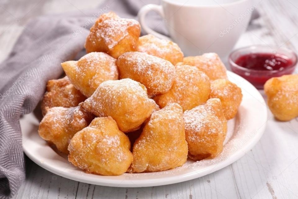 Постные пончики на воде