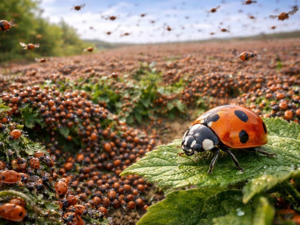 Азиатская божья коровка: неожиданная угроза для экосистем Европы