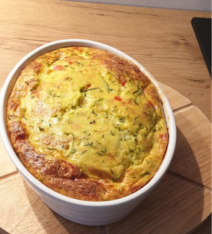 Запеканка из замороженных овощей