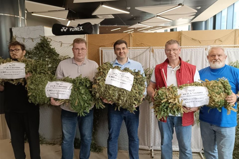 В МГТУ имени Н.Э. Баумана открылась точка по плетению маскировочных сетей