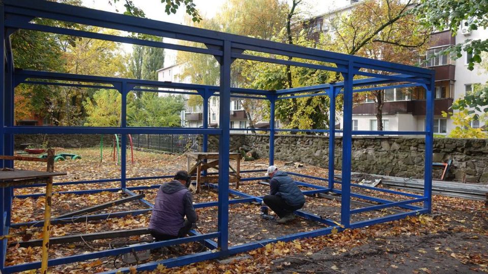 Веранды для прогулок порадуют курчатовских малышей