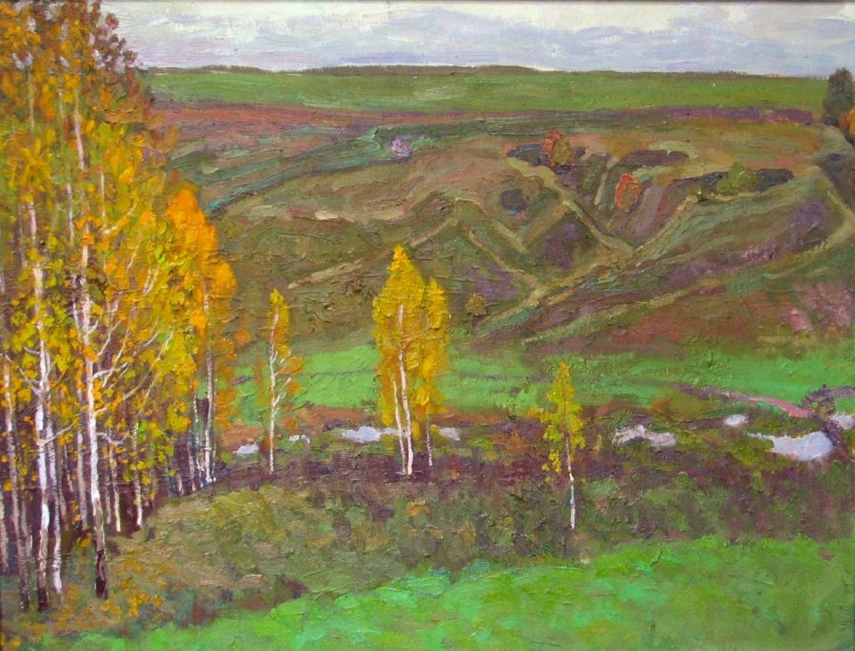 Вот и середина осени. Пока природа за окном играет яркими красками, предлагаем посмотреть работы курских художников