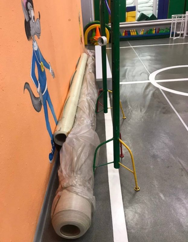 В детском садике обновят покрытие пола