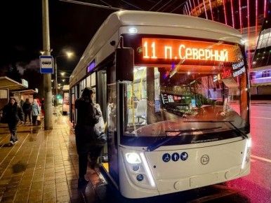 В Курске проезд в новом троллейбусе сделали бесплатным
