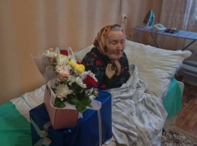 Жительница г. Суджи Анна Васильевна Радюкова отметила 95-летний юбилей