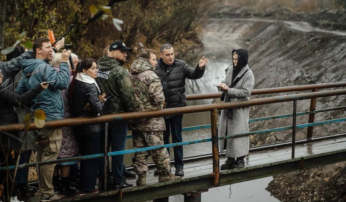 В Курской области подрядчику на реке Тускарь сделали последнее предупреждение