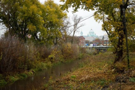 Евгений Маслов: Сегодня вместе с губернатором Александром Хинштейном осмотрел ход работ по расчистке реки Тускарь