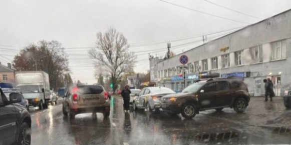 В Курске случилась авария