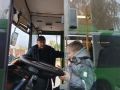 Более 60 юных курян побывали в автобусном парке и узнали, чем занимаются их родители