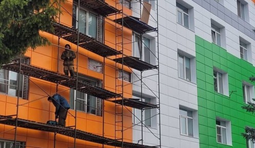 В Курской области продолжается капитальный ремонт домов социального обслуживания