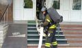 В центре Курска проходят плановые пожарные учения