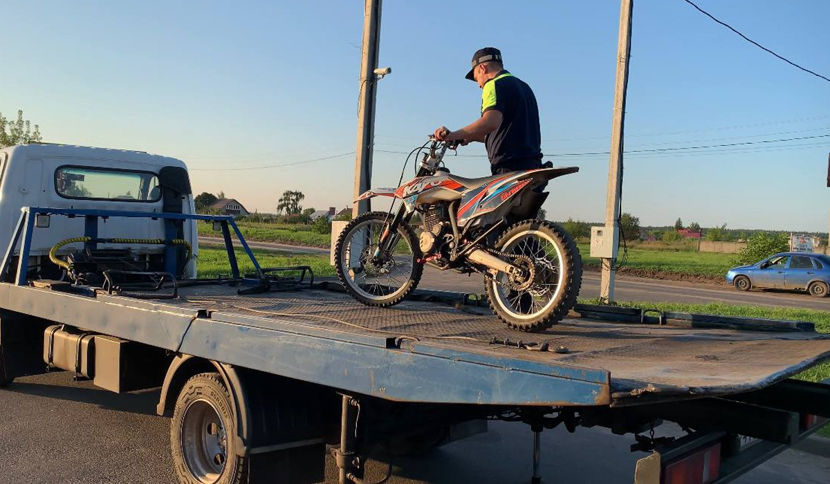 В Курске усилили контроль за несовершеннолетними на мотоциклах