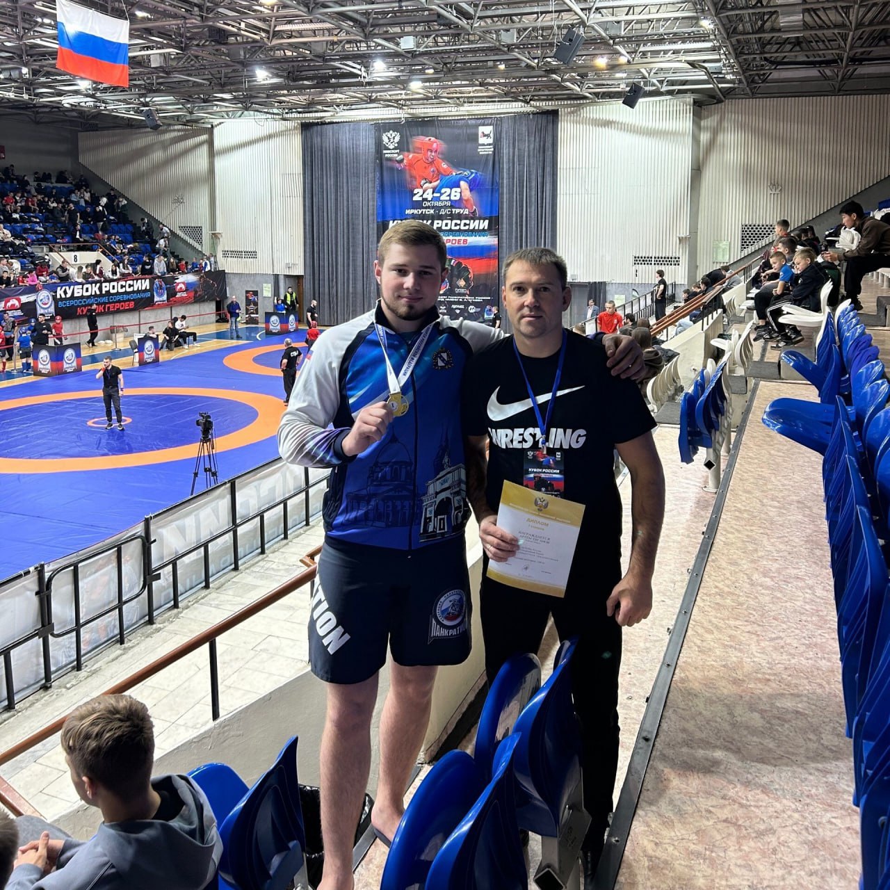 Золотая схватка. Артем Тиганов победил на Кубке России по спортивной борьбе — панкратион