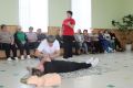 Сотрудники Территориального центра медицины катастроф Курской областной больницы провели мастер-класс по обучению первой помощи для жителей Поныровского района