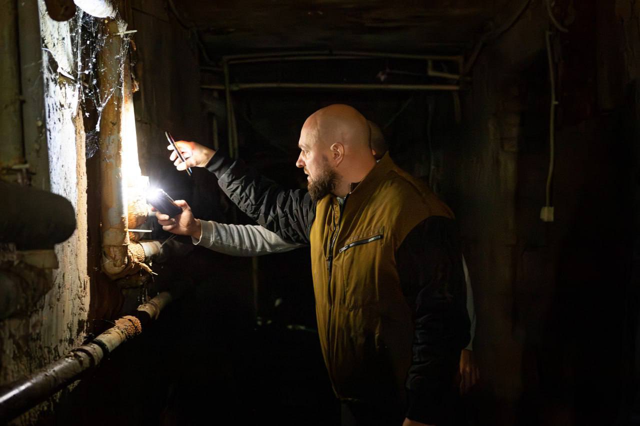 В двух домах на улице Гагарина в Курске решают вопрос с подтоплением подвалов