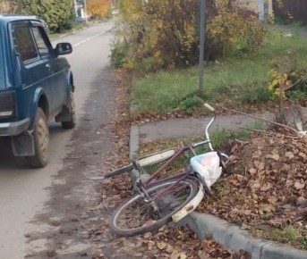 В Курской области машина сбила велосипедиста