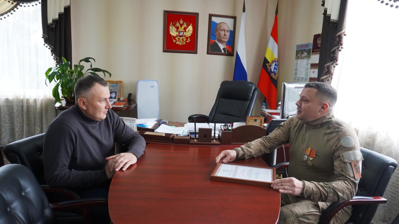 Андрей Белоусов: Сегодня встретился с нашим земляком, участником специальной военной операции Вячеславом Мараковым