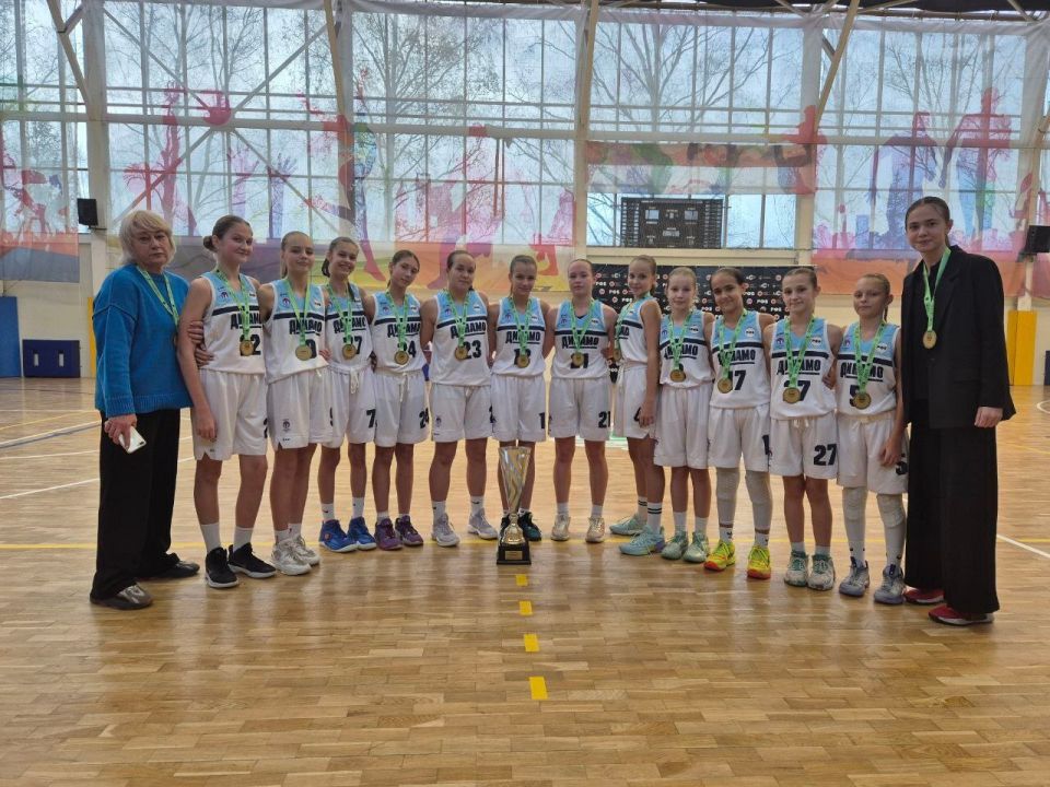 "ЗОЛОТО" ПЕРВЕНСТВА ЦФО. Сборная Курской области по баскетболу стала победителем Межрегиональных соревнований - первенства Центрального федерального округа среди девушек до 14 лет (2013 год рождения и моложе)