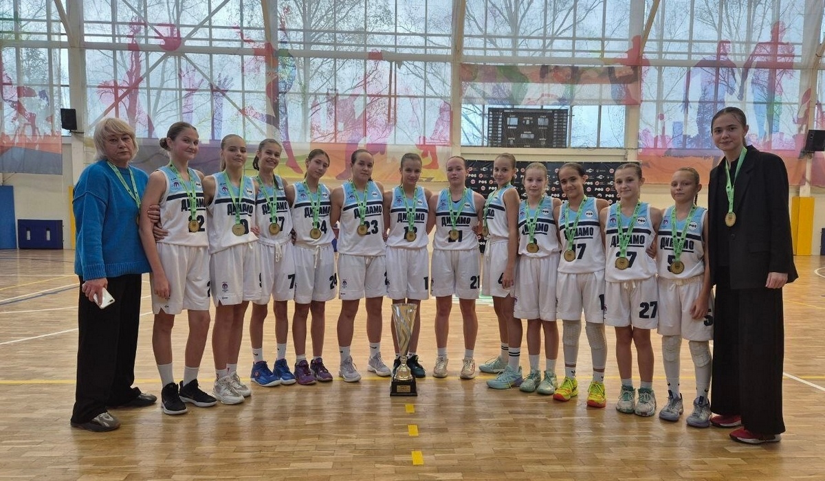 Сборная Курской области по баскетболу стала победителем первенства ЦФО среди девушек до 14 лет