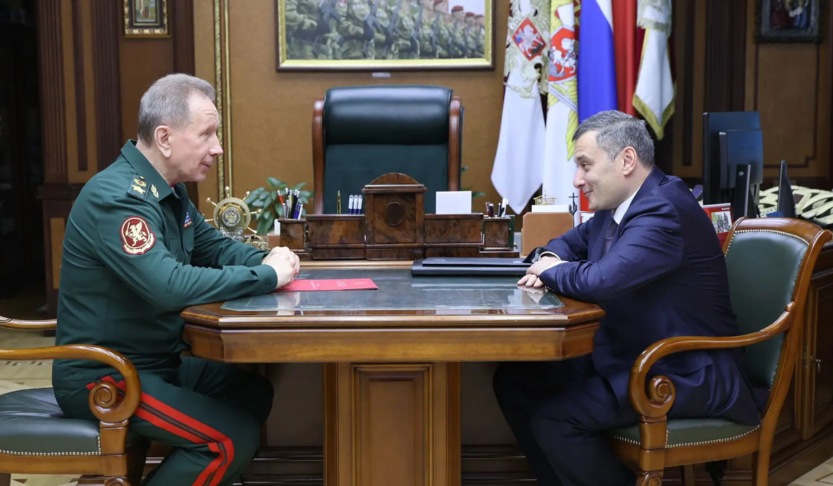 Губернатор Курской области встретился с директором Росгвардии