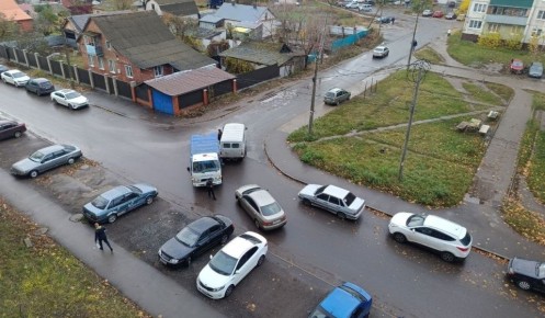 В Курске эвакуатор попал в ДТП в 3-м Краснополянском переулке