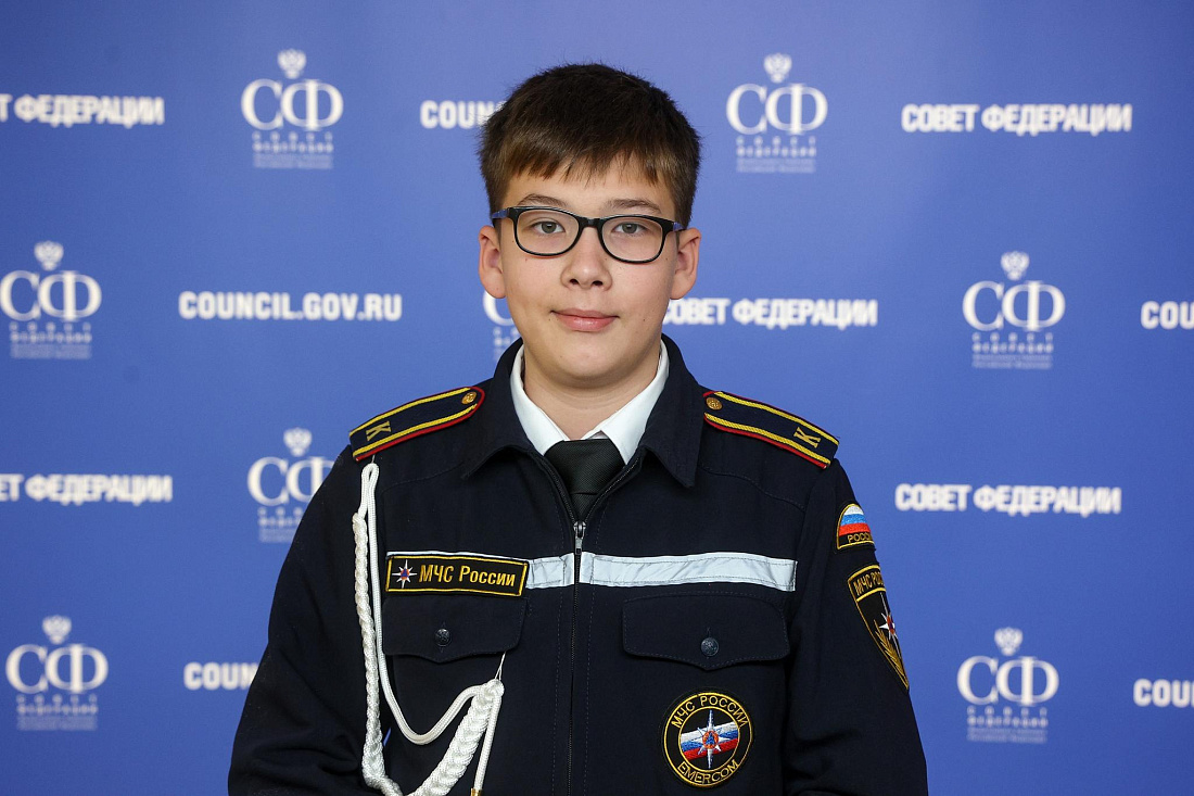 Юный курянин Тимофей Алексанкин получил памятную медаль Совета Федерации «За проявленное мужество»