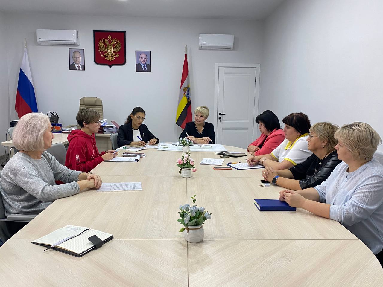 Нина Голубева: Сегодня под моим председательством прошло заседание муниципального координационного Совета по взаимодействию с Общероссийским общественно-государственным движением детей и молодёжи «Движение первых»