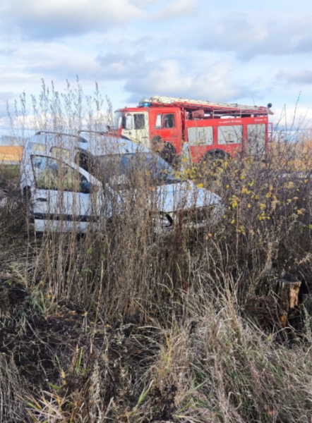 В Курской области ранен пассажир в аварии