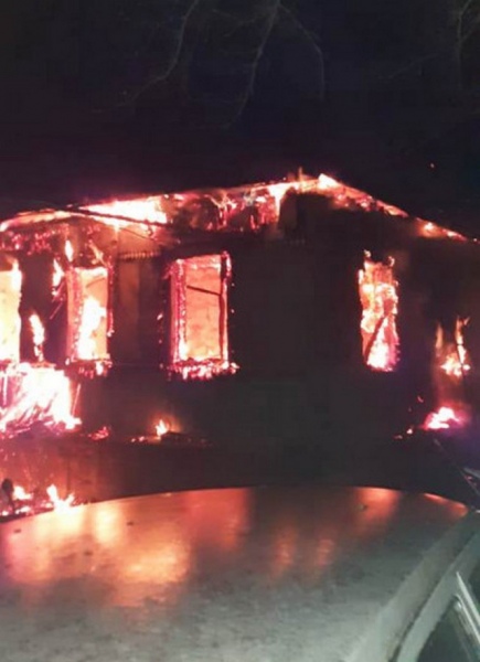 В Курской области сгорел дом