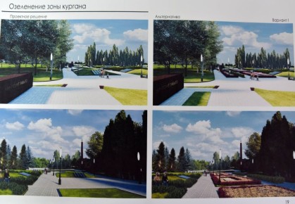 Александр Хинштейн проверил реконструкцию мемориала «Павших в годы Великой Отечественной войны»