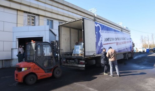 В Курскую область с августа 2024 года прибыли 635 колонн гумпомощи