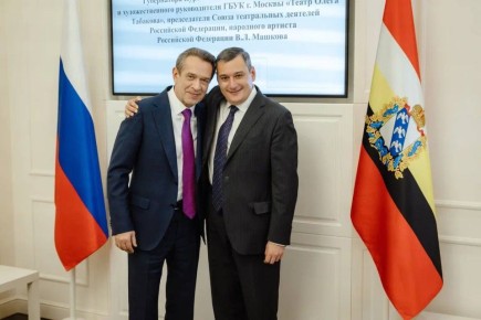 Владимир Машков и Московский театр Табакова прибыли на гастроли в Курск