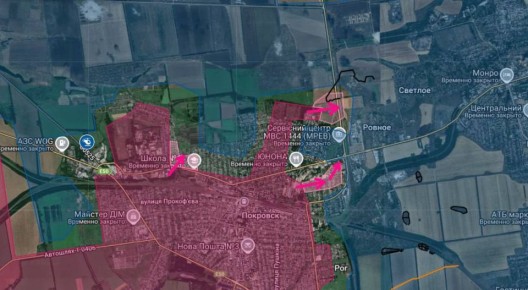 «ВС РФ на северо-востоке Покровска взяли в клещи последний район многоэтажек