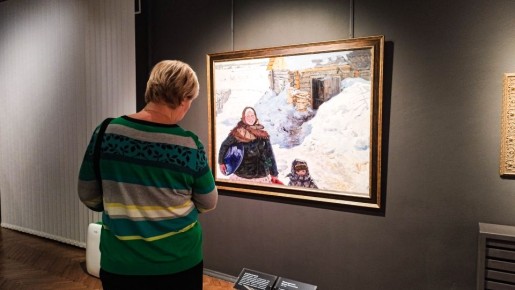 Узнать «Про белый» в картинах куряне могут в галерее Дейнеки