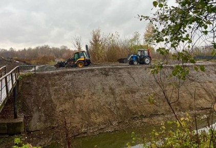 В Курск для расчистки реки Тускарь привезли земсняряд