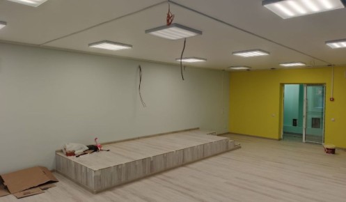 В Курске завершают ремонтные работы в молодежном центре «Спектр»