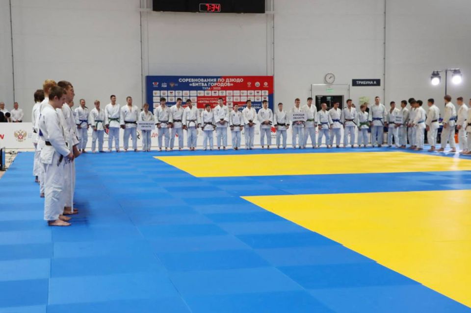 Дзюдоисты Курской области приняли участие в командных соревнованиях «Битва городов. Центр»