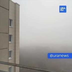 Густой туман накрыл Москву