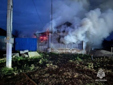 В Курской области пожар унес жизнь 39-летнего мужчины