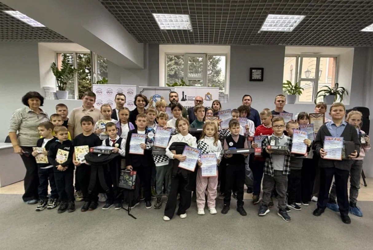 В Курской области впервые прошел шахматный турнир для школьников