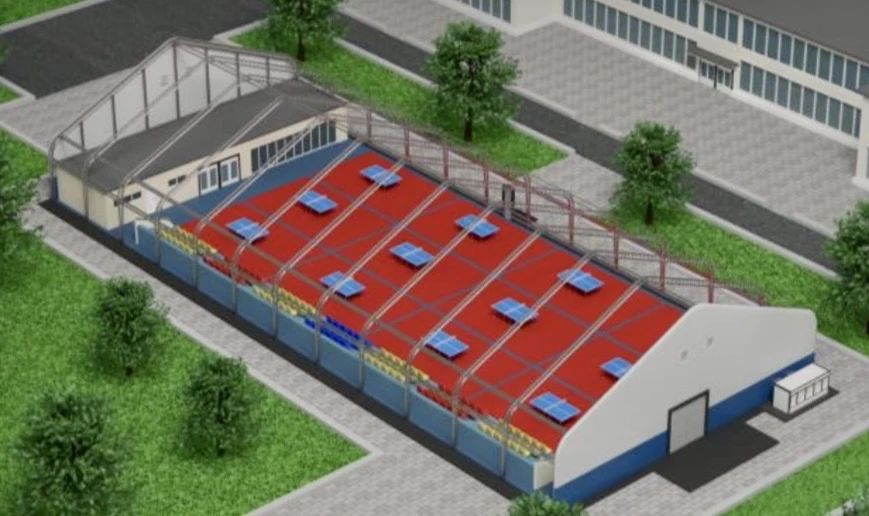 В Курске построят зал для настольного тенниса