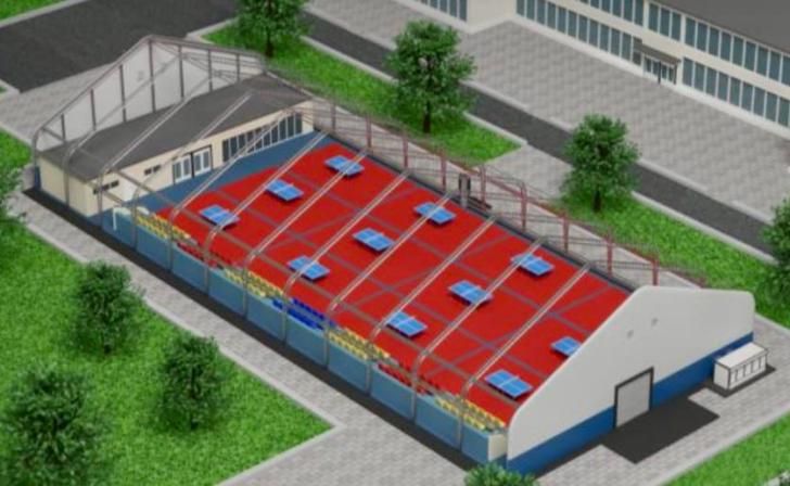 В Курске построят зал для настольного тенниса