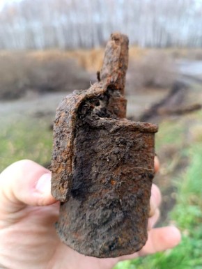 Гранату времен ВОВ обнаружили на выезде из Курска