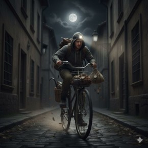 Курянин на велосипеде обносил дома из «благих намерений»