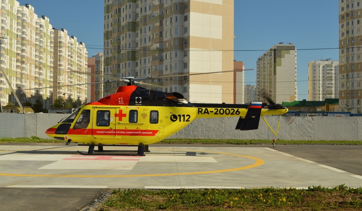 В Курской области помощь санавиации получили 155 пациентов