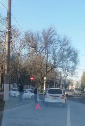 Авария произошла в центре Курска