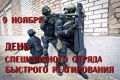 День специального отряда быстрого реагирования — профессиональный праздник сотрудников СОБР ФСВНГ Российской Федерации, который отмечается в России ежегодно 9 ноября