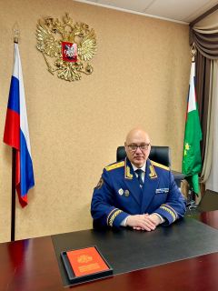 Поздравление руководителя следственного управления СК России по Курской области с Днём сотрудника органов внутренних дел Российской Федерации.